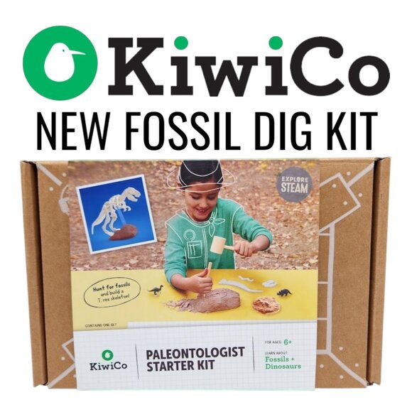 NEW KiwiCo. Kiwi Co. Paleontologist Fossils Dinosaur Science Kit Craft Engineeri - Picture 7 of 10
